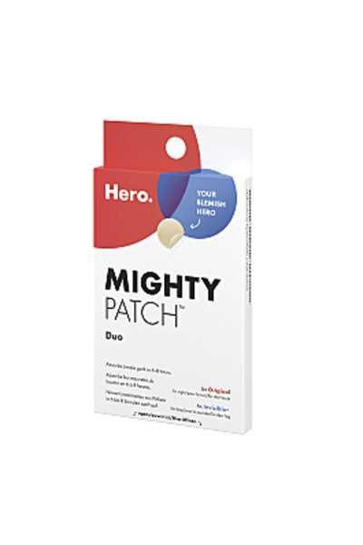 Hero Mighty Patch Duo, Hydrocolloid Pimple Patches, 12 Patches