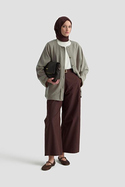 Armine Yarasa Kol Ceket 25KD1107 Vizon