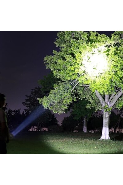 SELEXMO LED Flashlight, Strong Light, Waterproof, COB Projector Type, SELEXMO, Rechargeable Flashlight