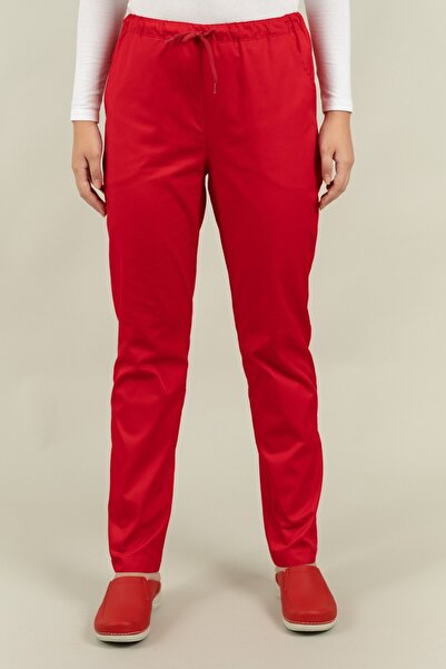 Masstex Pantalon Medical Rosu Unisex Clio – Stretch, Confort și Funcționalita...