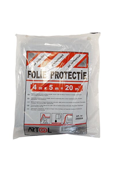 JollyMag Folie acoperire/protectie 4x5 m, 20 mp, LDPE, 60 microni, ARTOOL