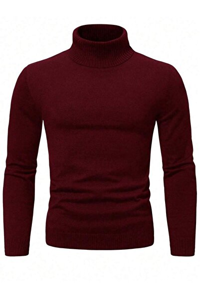 Wkm Denim Men's High Neck Long Sleeve Fisherman's Knitwear