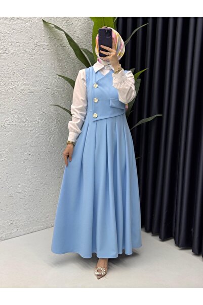 FIRSTESLEM Дамски гащеризон / рокля с впечатляваща силует