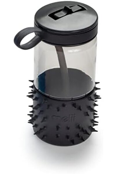 Melii Fidget Friendly Water Bottle for Kids 17 oz - Sensory Exploration with Soft Silicone Spikes