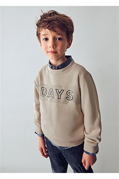 MAYORAL Hanorac imprimat pentru băieți, cremă 4406