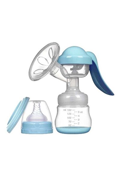 kiddoz مضخة ثدي يدوية، سعة 150 مل، وزن 280 جرام، خفيفة الوزن، خالية من مادة B...