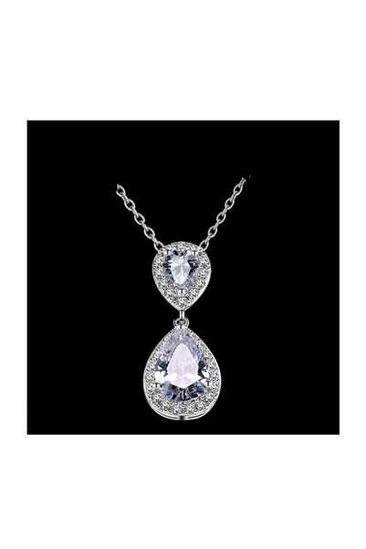 OEM Colier mireasa Swarovski Luxury Drop