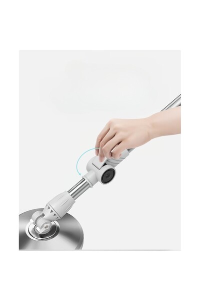 Flippy Pedal Bucket and 360° Rotating Mop Set, Flippy, 2 Cotton Heads, 46x30x28 cm, Matcha Green