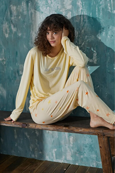 Vuntal BUTİK Costum Milan Parte de jos Imprimat Minimalist 50902-5