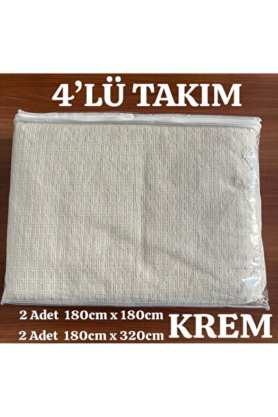 İsmail Gürel 4'LÜ TAKIM Windores Çok Amaçlı Natural Takım Koltuk, Kanepe, Çek...