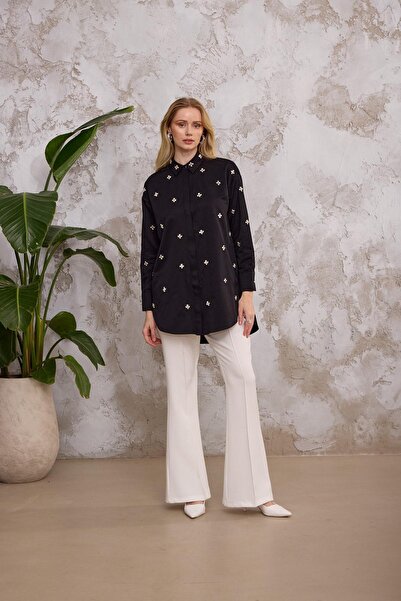 Moodbasic DAĞINIK TAŞLI GÖMLEK