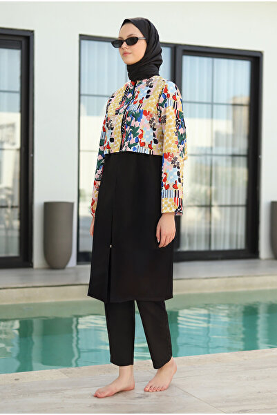 HEQA Плавки з візерунком Patchwork