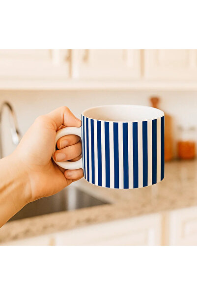 Borambalaj Striped Motto Cup Mug