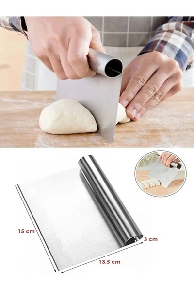 Tasarım Evi Stainless Luxury Steel Dough Cutting Apparatus Steel Cutter Scrap...