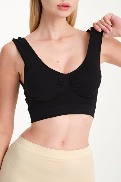 F&W FİT WOMEN Toparlayıcı Sıkılaştırıcı Kalın Askılı Pedli Büstiyer