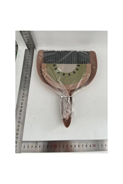 Flippy Mini Broom, Dustpan Set, Flippy, Household Use, for Office, Kitchen, Home, Kiwi Model, 23 x 18 cm