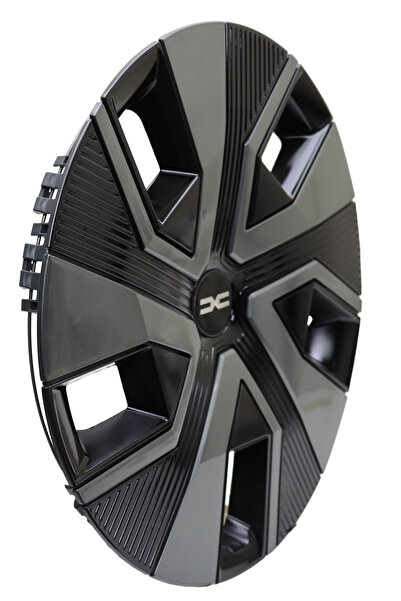 OTOCİRİT Jant Kapağı Kırılmaz 16" Siyah-Gri Dacia Sandero Yeni Model (1 ADET)