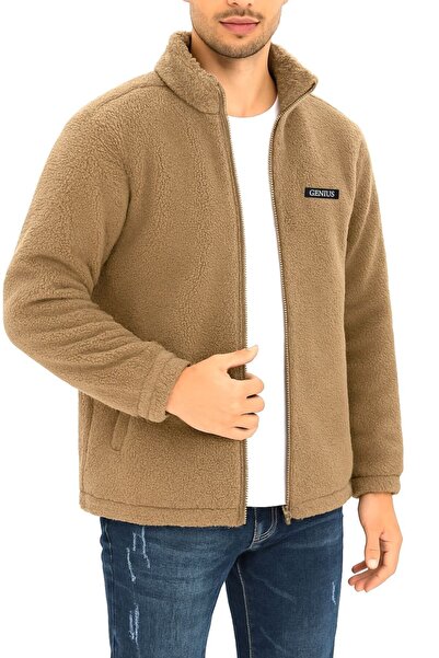 GENIUS STORE Oversize Plush Sweatshirt Men's Fleece Sweatshirt Men's Sweatshirt Oversize-Peluss