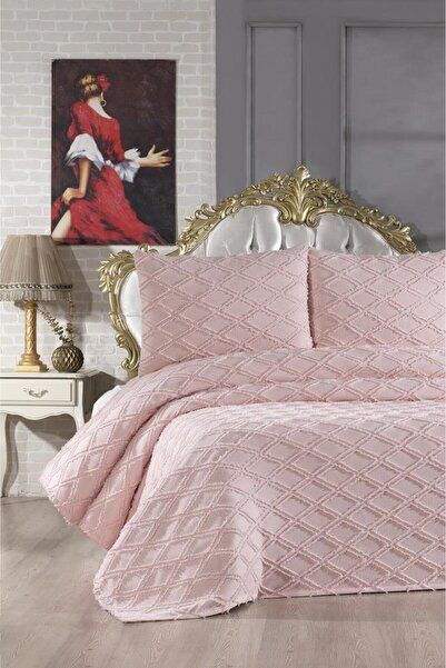 Çeyiz Diyarı Dowry Land Vesya 3 Piece Double Pike Set Powder