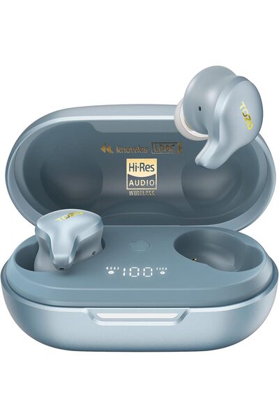 TOZO سماعات أذن لاسلكية Golden X1 - محرك متوازن ومحرك ديناميكي هجين، وبلوتوث ...