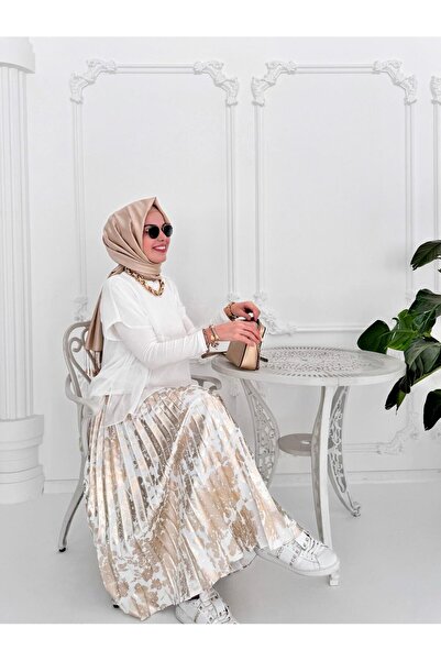 Moodbasic BLUZĂ DUBLĂ DIN ȘIFON CU STRATURI