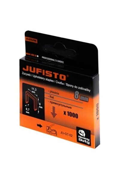 JollyMag Staples type J53/ 8mm, 1000pcs, JUFISTO