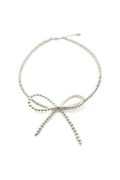 Lexy's Boutique Colier Fundita din Argint cu Perle din Scoica, 38-43.50 cm