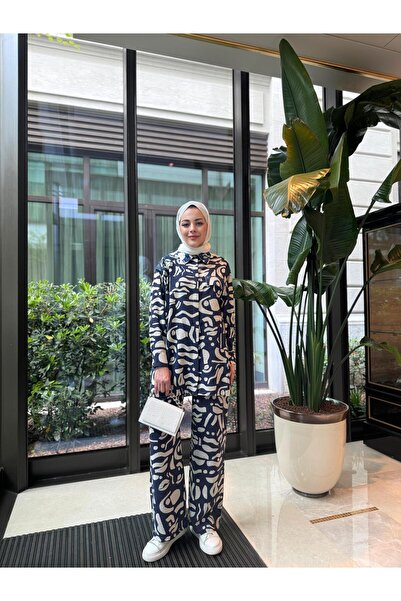 Moodbasic PULPAYETLİ DESENLİ CUPRA TAKIM