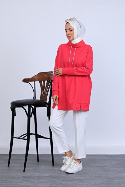 Moodbasic TAŞLI KORDONLU HALKA AKSESUARLI TUNİK