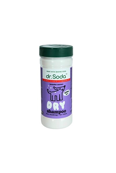 JollyMag Sampon uscat pentru caini cu bicarbonat de sodiu si extract de lavanda, 350g, Dr.Soda