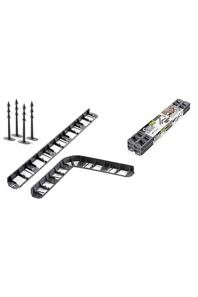 JollyMag Bordura pentru gazon, plastic, 28 cuie tip harpon, 8 m