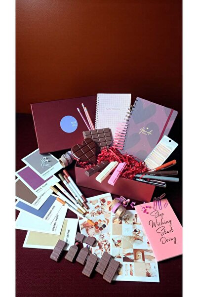Uzimi Concept Store UZİMİ CHOCOLATE BOX (Ajanda ve Kırtasiye Seti)