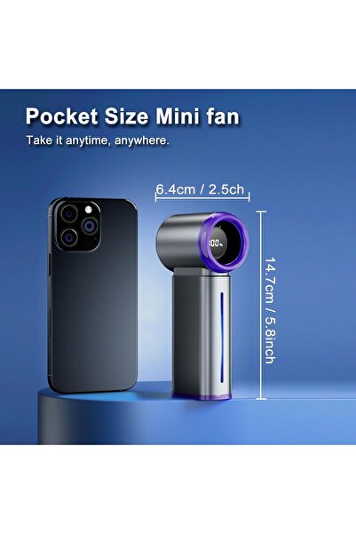 SKY TOUCH SKY-TOUCH Portable Handheld Fan with Mister, Adjustable Personal Travel Fans