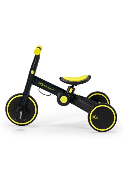 JollyMag KINDERKRAFT 4TRIKE BALANCE BIKE / TRICYCLE, BLACK VOLT