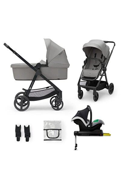 JollyMag KINDERKRAFT STROLLER NEWLY, 4 IN 1, MOONLIGHT GRAY