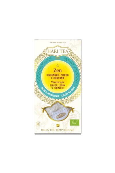 JollyMag Premium tea Hari Tea - Mindscape - organic ginger and lemon 10dz