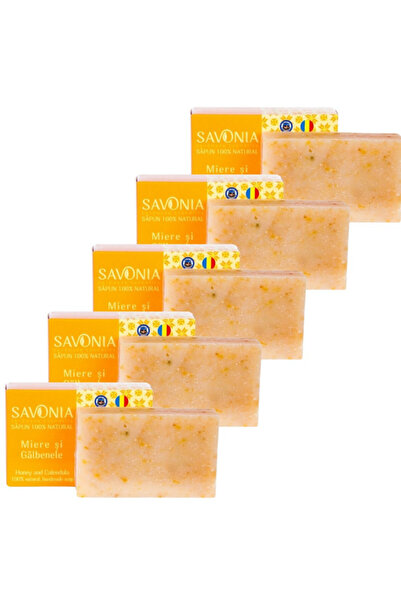 Savonia Set of 5 pieces - Honey and Marigold Soap,
