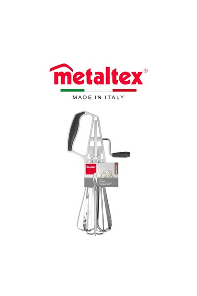 Metaltex خلاط يدوي ميكانيكي بمقبض يدوي للخبز والطهي