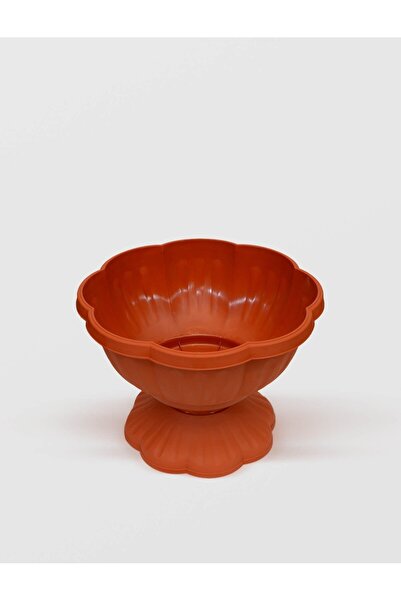 JollyMag Ghiveci cu picior, STERK, 32x22 cm, Plastic Maro