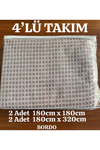 İsmail Gürel 4'LÜ TAKIM Windores Çok Amaçlı Natural Takım Koltuk, Kanepe, Çek...