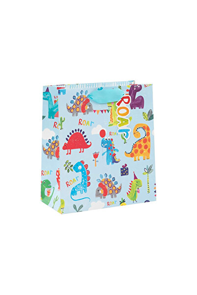 Glick مجموعة الديناصورات - حقيبة هدايا متوسطة الحجم