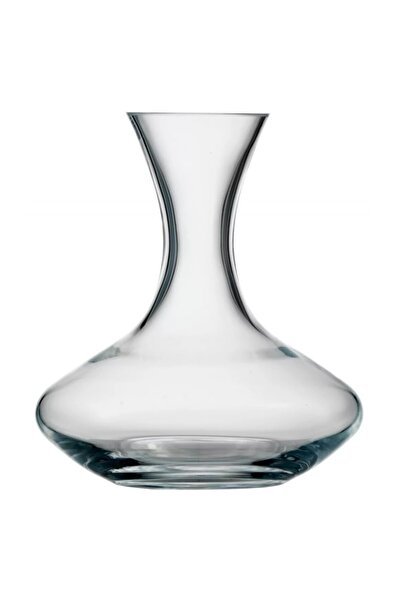 JollyMag Carafa din sticla clara, Decanter cu volum de 750 ml pentru aerarea ...