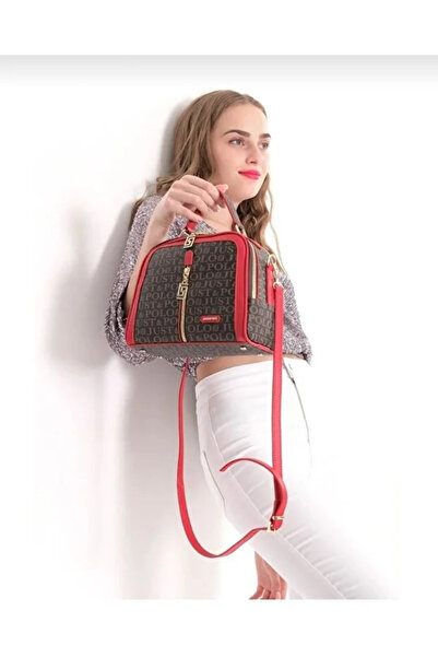Just Polo حقيبة يد وكتف نسائية أصلية بتصميم فاخر وحزام قابل للتعديل ومقاومة ل...