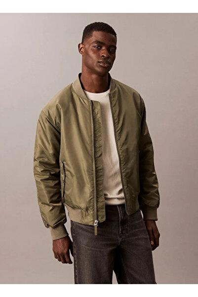 Calvin Klein Erkek Marka Logolu Şık Görünüşlü Kış Kullanımına Uygun Yeşil Mont LV04RC526G LDY