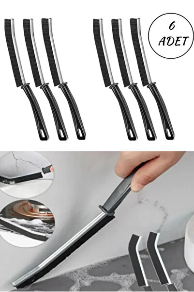 Hilamingo Home 6 Adet Tel Fırça, Çok Amaçlı Multi Temizlik Fırçası