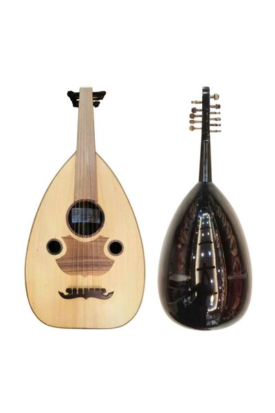 KARAZ MUSIC Oud musical island face cedar back walnut fingerboard walnut strings lapella