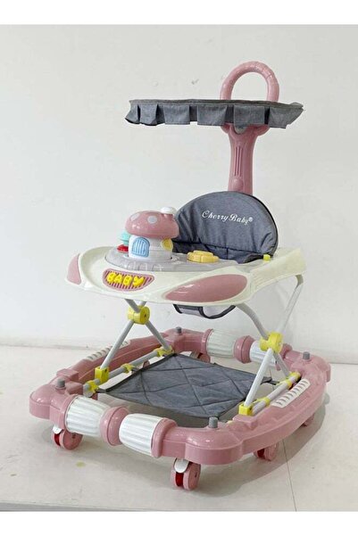 kiddoz مشاية أطفال - لون وردي جذر اللوتس