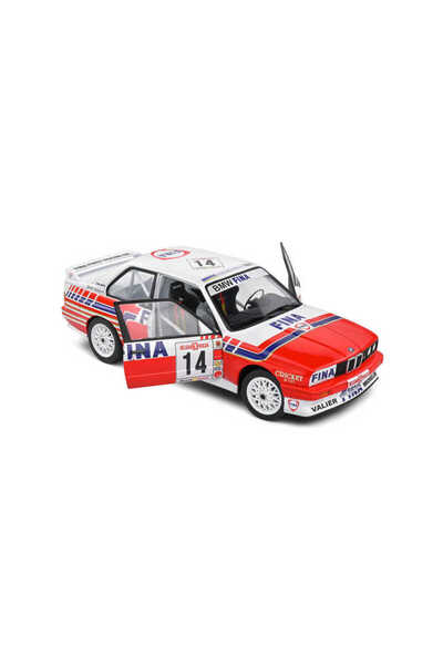Solido 118 بي إم دبليو E30 M3 أبيض 14 دويز بلجيكا بروكار 1993 S1801523