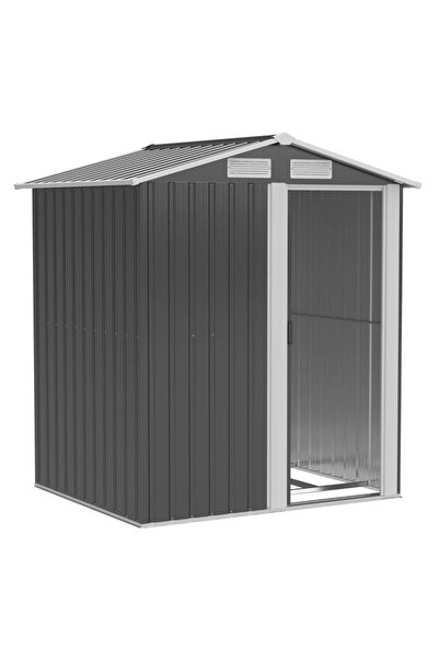 JollyMag Casuta/magazie/sopron de gradina pentru depozitare unelte, cu structura baza inclusa, otel si PP