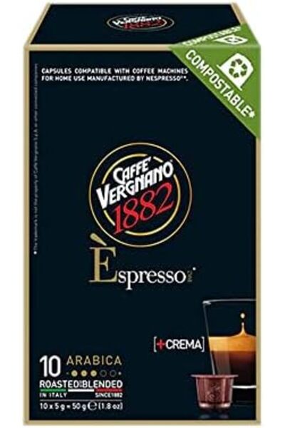 Caffe Vergnano Caffè Vergnano Espresso ARABICA Nespresso Compatible Coffee Capsules x 10